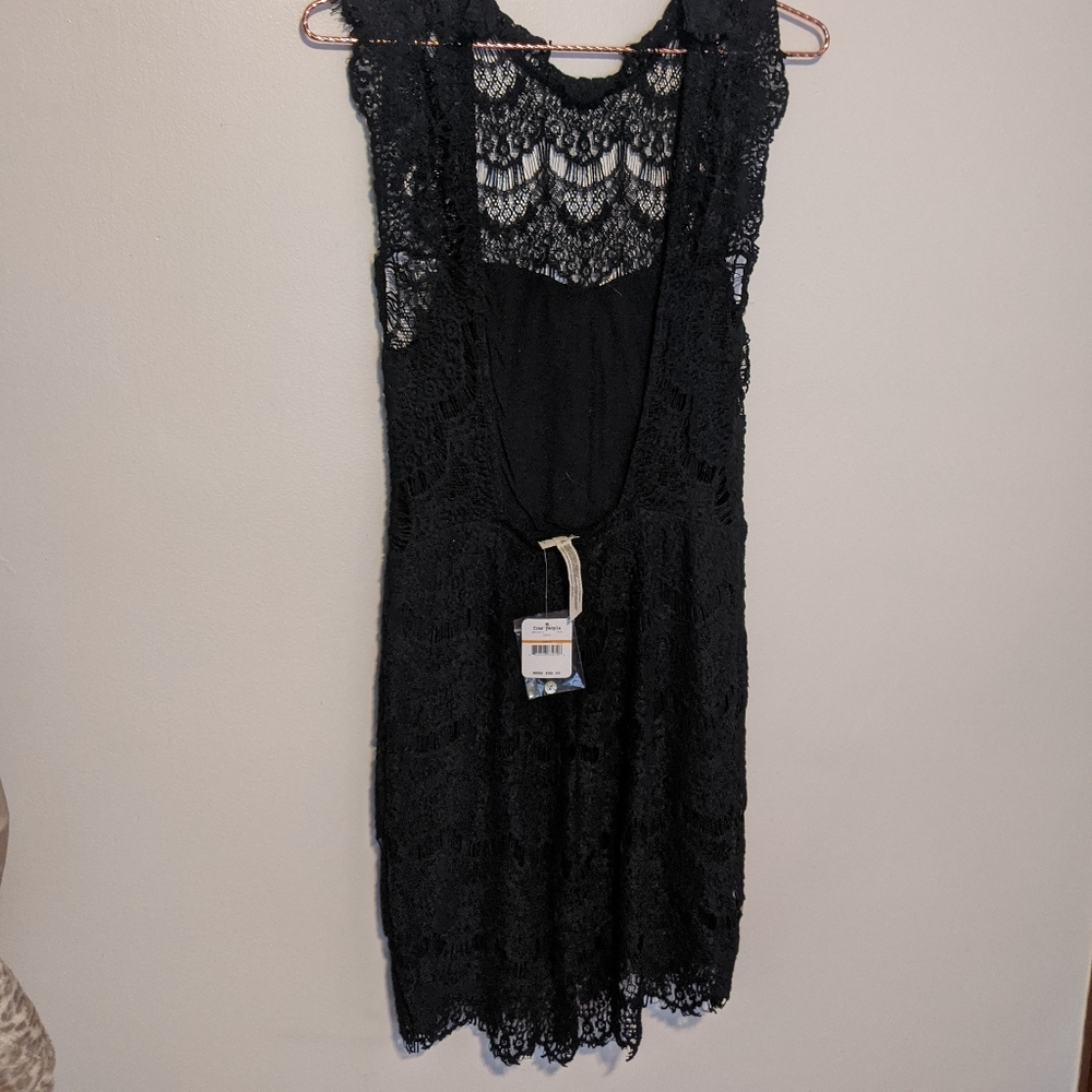 Open Back Lace Dress